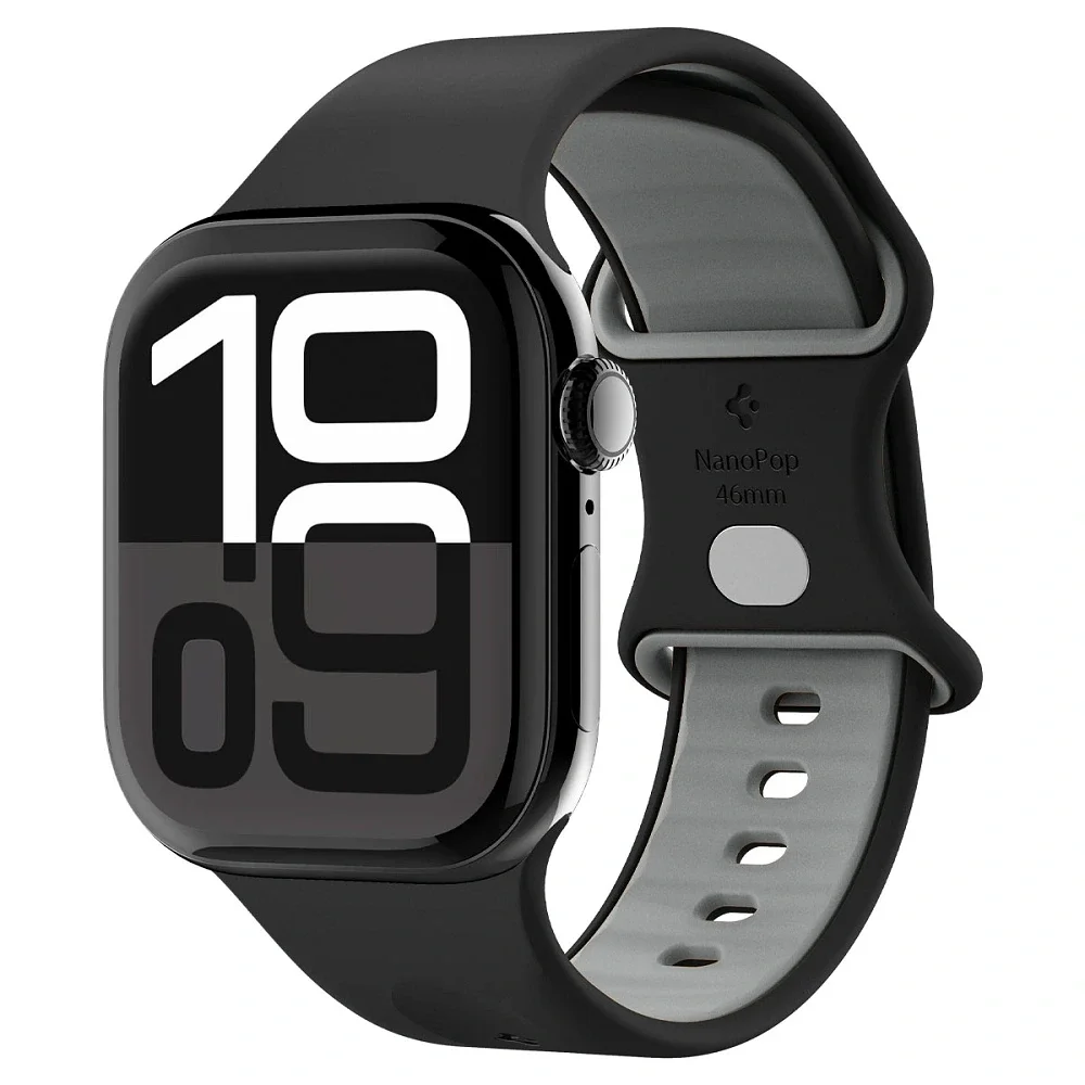 Φωτογραφία προϊόντος: Spigen Λουράκι Nano Pop Apple Watch 8 / 9 / 10 / 11 / SE / Ultra 1 / 2 (44 / 45 / 46 / 49mm) Black Sesame