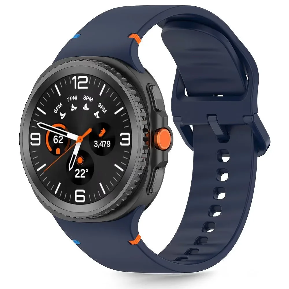 Φωτογραφία προϊόντος: Tech-Protect Λουράκι Silicone Samsung Galaxy Watch 8 / Classic (40 / 44 / 46mm) Storm Blue