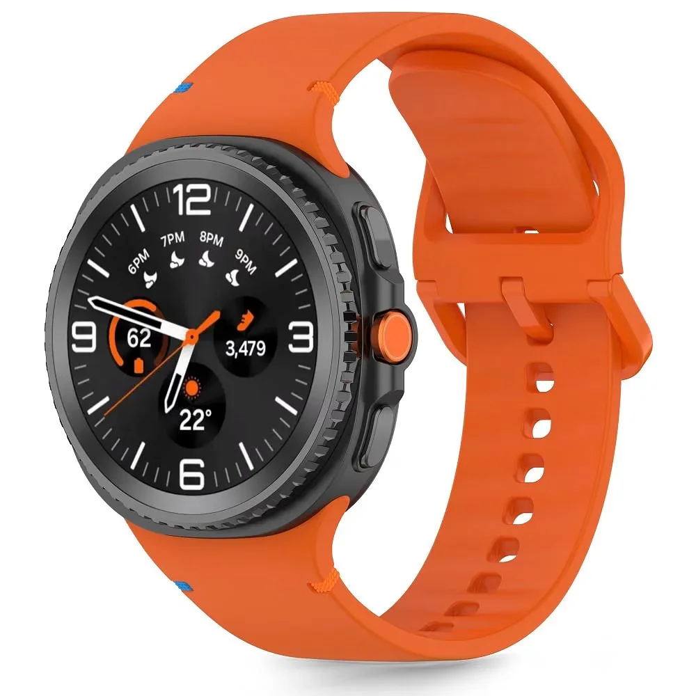 Φωτογραφία προϊόντος: Tech-Protect Λουράκι Silicone Samsung Galaxy Watch 8 / Classic (40 / 44 / 46mm) Sunburst Orange