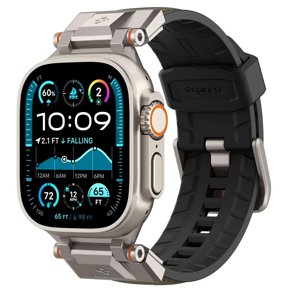 Φωτογραφία προϊόντος: Spigen Λουράκι DuraPro Armor Apple Watch 8 / 9 / 10 / 11 / SE / Ultra 1 / 2 (44 / 45 / 46 / 49mm) Military Green