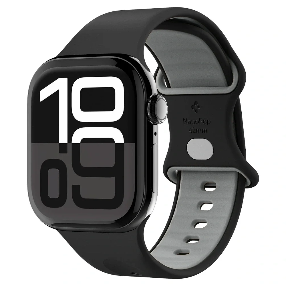 Φωτογραφία προϊόντος: Spigen Λουράκι Nano Pop Apple Watch 6 / 7 / 8 / 9 / 10 / SE 40 / 41 / 42 mm Black Sesame