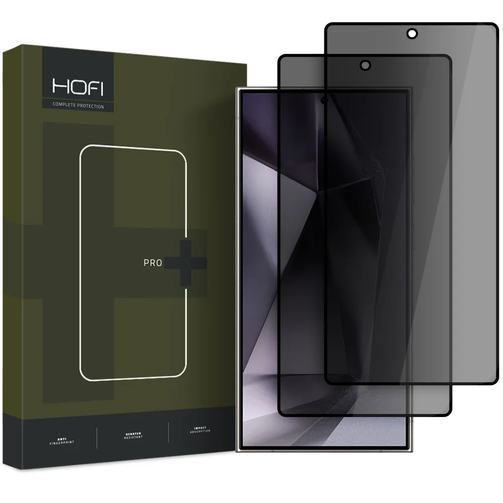 Φωτογραφία προϊόντος: Hofi Anti Spy Glass Pro+ 2-Pack Privacy Tempered Glass Samsung Galaxy S25 Ultra Privacy