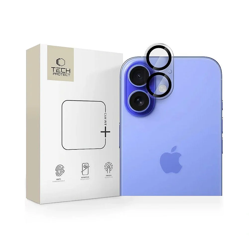 Φωτογραφία προϊόντος: Tech-Protect Cam Fit+ Camera Lens Protector iPhone 16 / 16 Plus Clear
