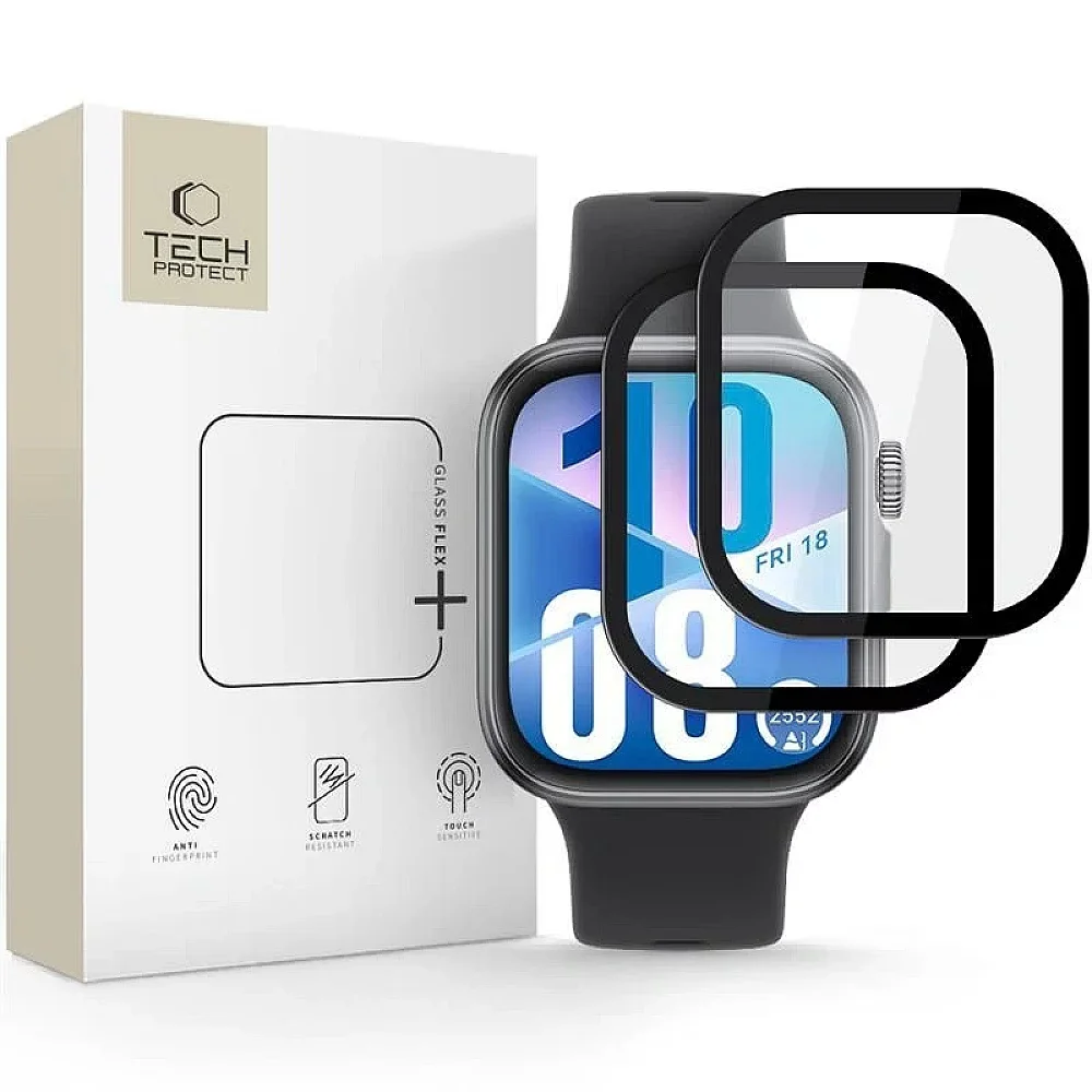 Φωτογραφία προϊόντος: Tech-Protect Glass Flex+ 2-Pack Huawei Watch Fit 4 Black