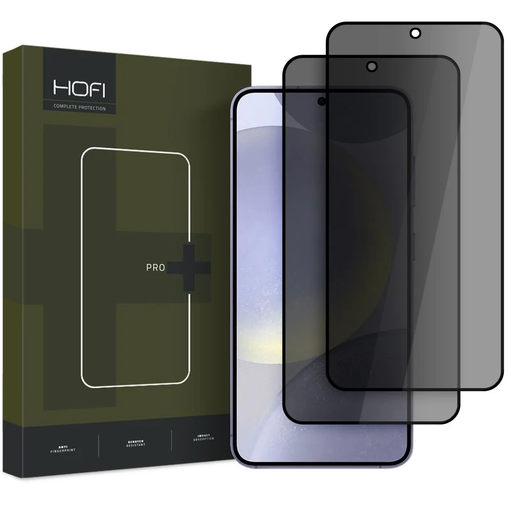 Φωτογραφία προϊόντος: Hofi Anti Spy Glass Pro+ 2-Pack Privacy Tempered Glass Samsung Galaxy S25 Privacy