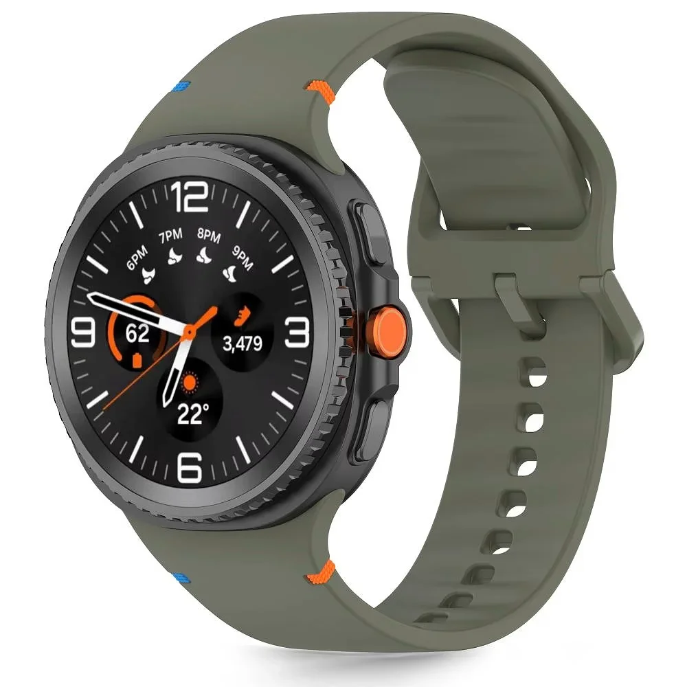 Φωτογραφία προϊόντος: Tech-Protect Λουράκι Silicone Samsung Galaxy Watch 8 / Classic (40 / 44 / 46mm) Army Green