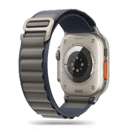 Φωτογραφία προϊόντος: Tech-Protect Λουράκι Nylon Pro Apple Watch 8 / 9 / 10 / 11 / SE / Ultra 1 / 2 (44 / 45 / 46 / 49mm) Navy / Grey