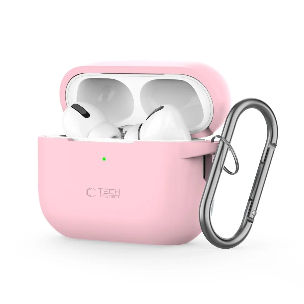 Φωτογραφία προϊόντος: Tech-Protect Θήκη Σιλικόνης Hook Apple AirPods Pro 1 / 2 Dusty Pink