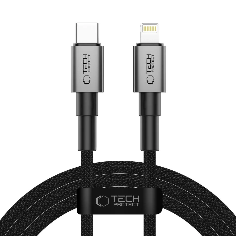 Φωτογραφία προϊόντος: Tech-Protect Καλώδιο Ultraboost DNA Type-C σε Lightning Cable PD27W/3A 200cm Iron Grey