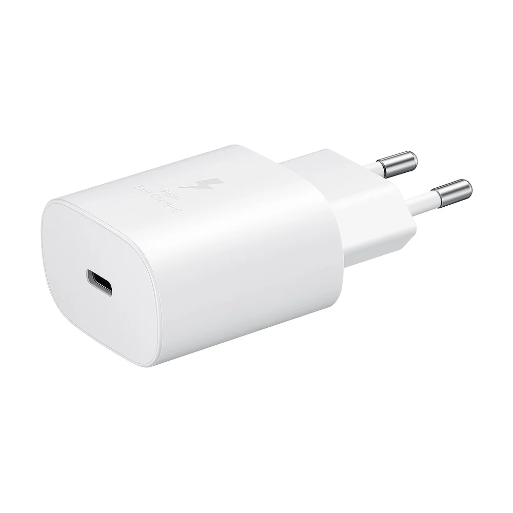 Φωτογραφία προϊόντος: Samsung Φορτιστής Type-C 25W Travel Charger White (OOB Bulk) EP-TA800EWE