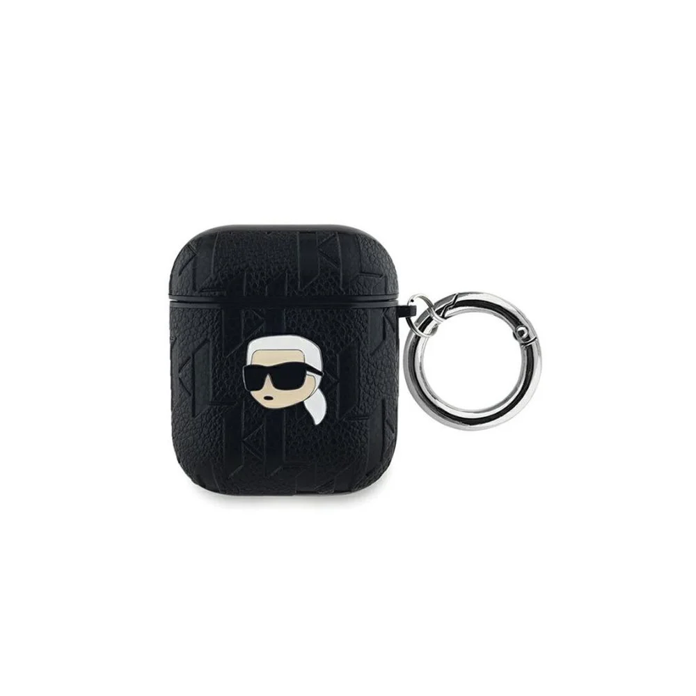 Φωτογραφία προϊόντος: Karl Lagerfeld Θήκη PU Embossed Karl Head Case for AirPods 1/2 Black