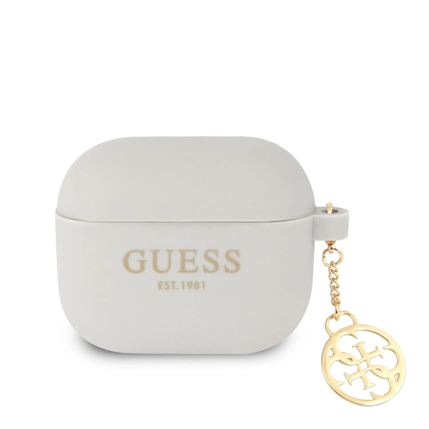 Φωτογραφία προϊόντος: Guess Θήκη 4G Charms Silicone για Apple AirPods 3 Grey