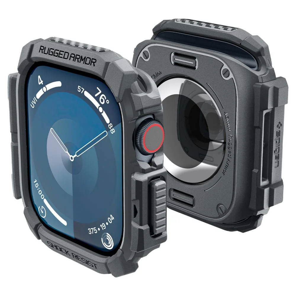 Φωτογραφία προϊόντος: Spigen Θήκη Rugged Armor Apple Watch 10 (46mm) Dark Grey