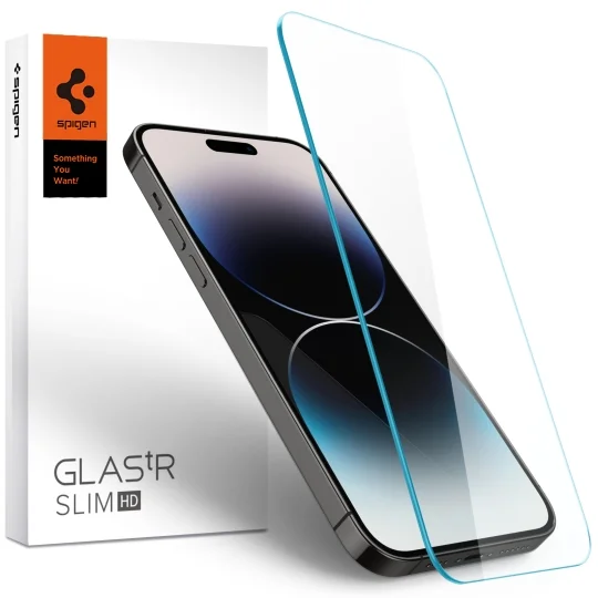 Φωτογραφία προϊόντος: Spigen GLAS.tR Slim Tempered Glass Apple iPhone 14 Pro