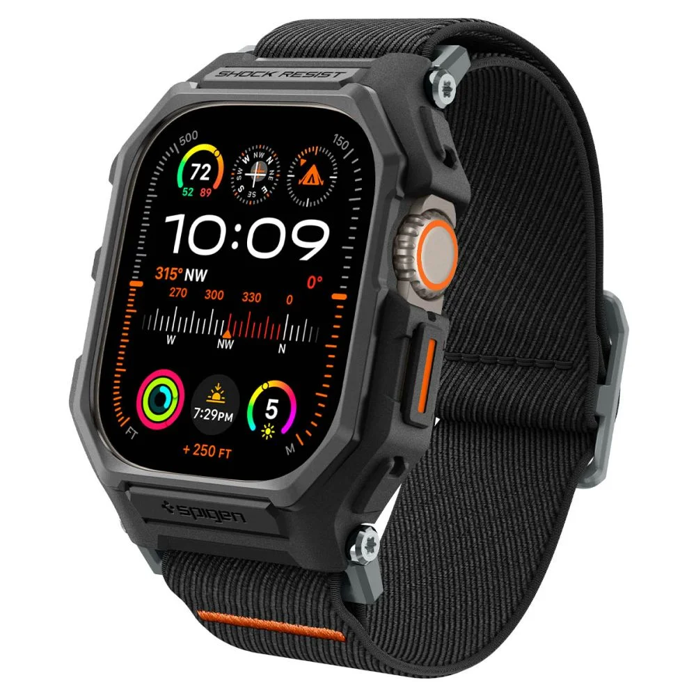 Φωτογραφία προϊόντος: Spigen Lite Fit ”Pro” Θήκη με Λουράκι για Apple Watch Ultra 1 / 2 (49 mm) Matte Black