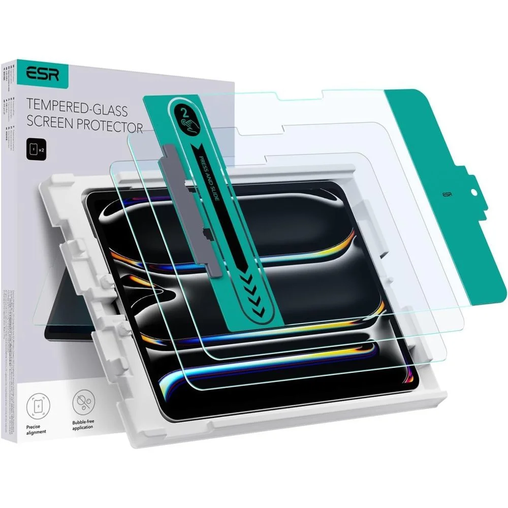 Φωτογραφία προϊόντος: ESR Tempered Glass 2-pack iPad Pro 11" 5 / 6 / 2024-2025 Clear