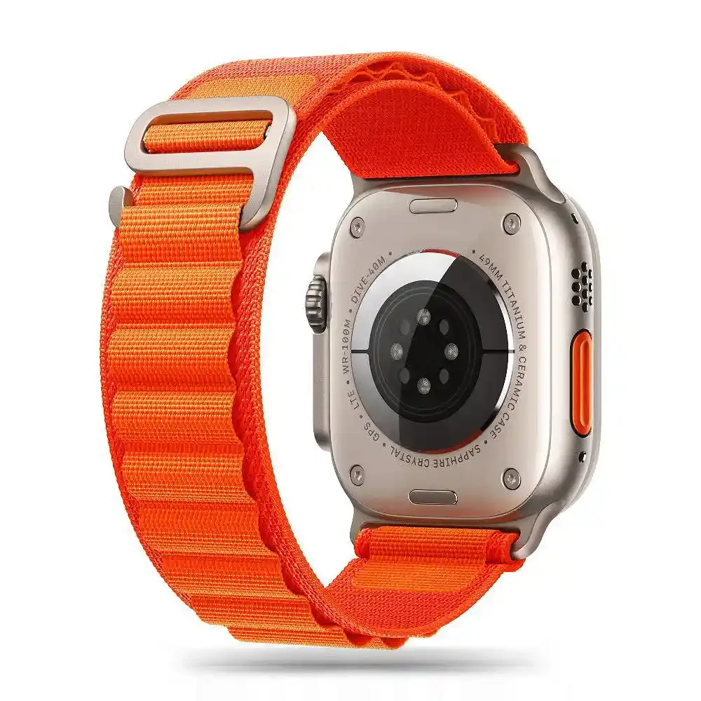 Φωτογραφία προϊόντος: Tech-Protect Λουράκι Nylon Pro Apple Watch 8 / 9 / 10 / 11 / SE / Ultra (44 / 45 / 46 / 49 mm) Orange
