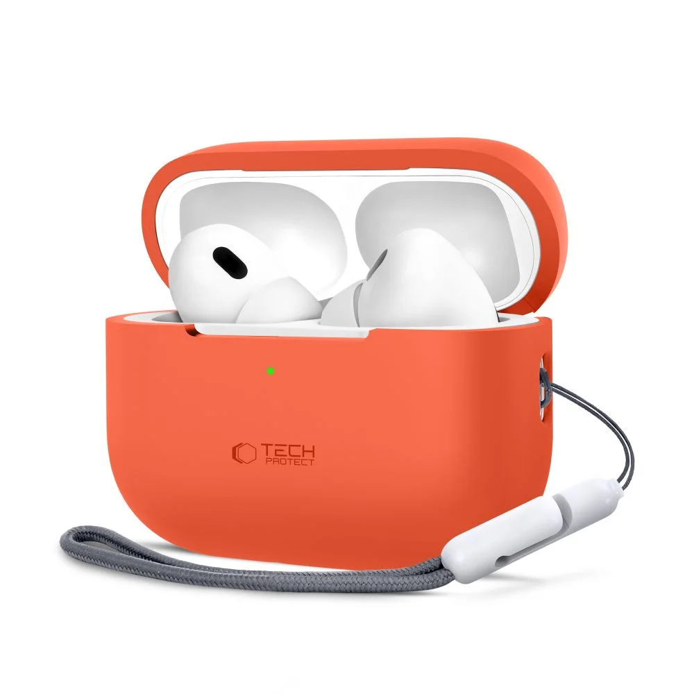 Φωτογραφία προϊόντος: Tech-Protect Θήκη Σιλκόνης Apple AirPods Pro 1 / 2 Neon Orange