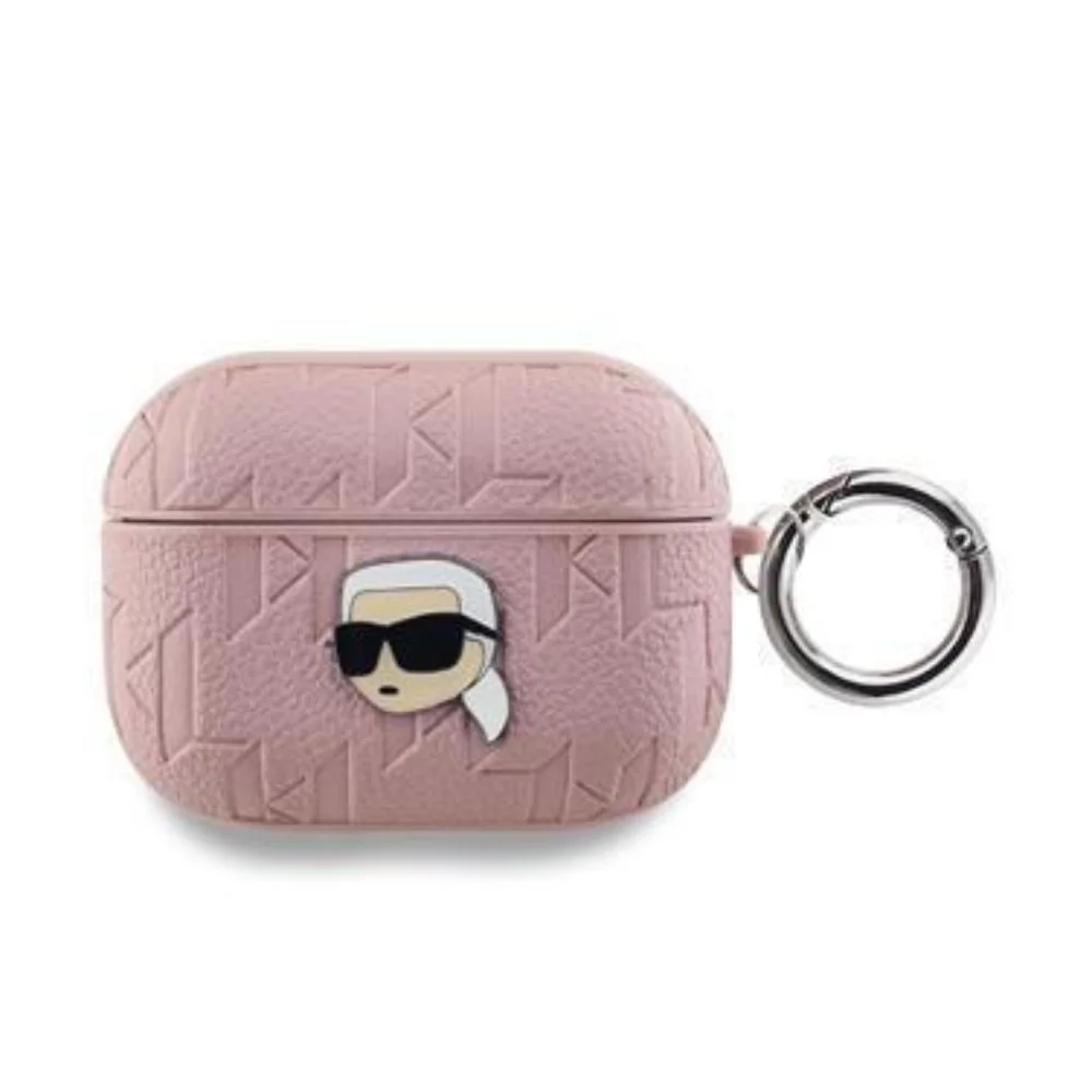 Φωτογραφία προϊόντος: Karl Lagerfeld Θήκη PU Embossed Karl Head Case for AirPods Pro Pink