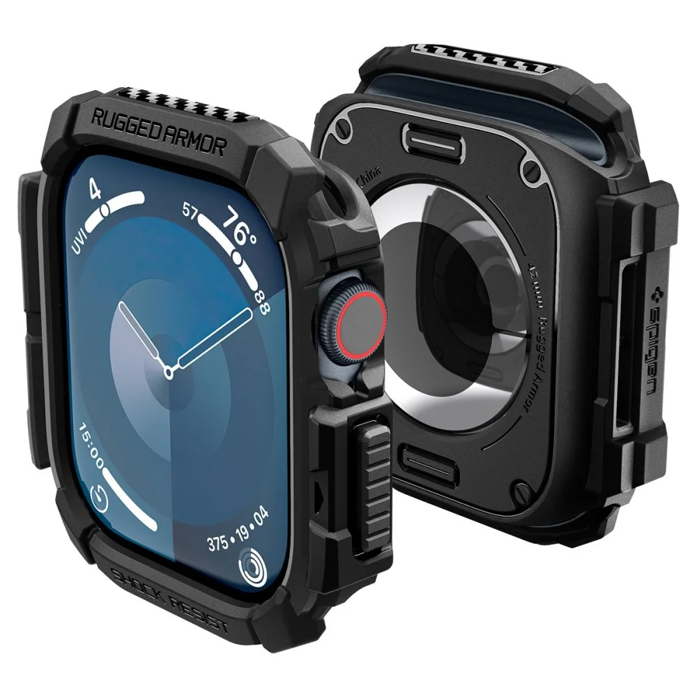 Φωτογραφία προϊόντος: Spigen Θήκη Rugged Armor Apple Watch 10 (42 mm) Matte Black