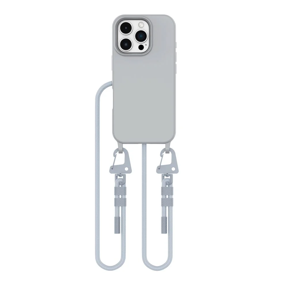 Φωτογραφία προϊόντος: Tech-Protect Θήκη με Κορδόνι Magneklace MagSafe iPhone 16 Pro Crayon Grey
