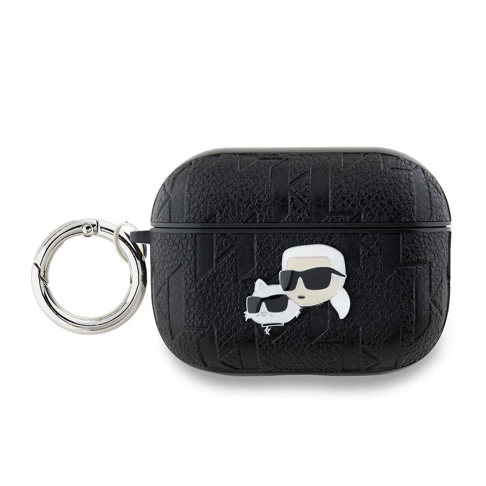 Φωτογραφία προϊόντος: Karl Lagerfeld Θήκη PU Embossed Karl and Choupette Heads AirPods Pro 2 Black