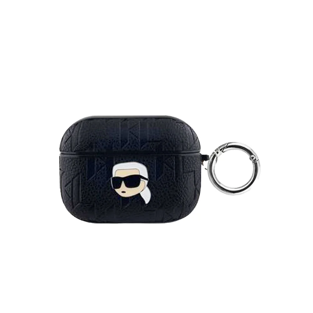Φωτογραφία προϊόντος: Karl Lagerfeld Θήκη PU Embossed Karl Head Case for AirPods Pro Black