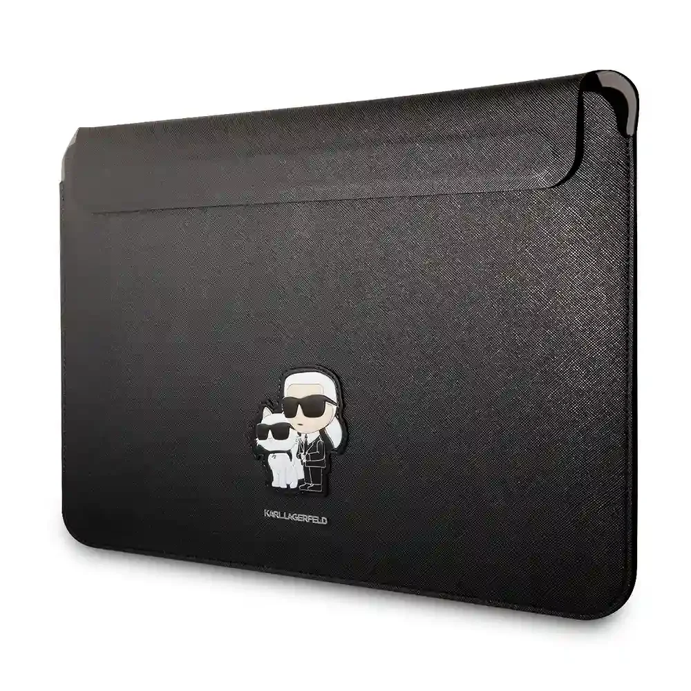 Φωτογραφία προϊόντος: Karl Lagerfeld Θήκη Saffiano Karl and Choupette NFT για MacBook/Laptop 13 / 14" Black