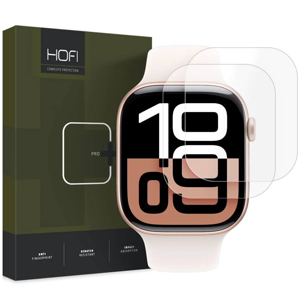 Φωτογραφία προϊόντος: Hofi Hydrogel Film Hydroflex Pro+ 2-Pack Apple Watch 10 (42 mm) Clear