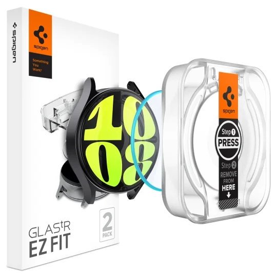 Φωτογραφία προϊόντος: Spigen Glas.tr ”Ez-Fit” 2-Pack Tempered Glass Galaxy Watch 7 (40 mm) Clear