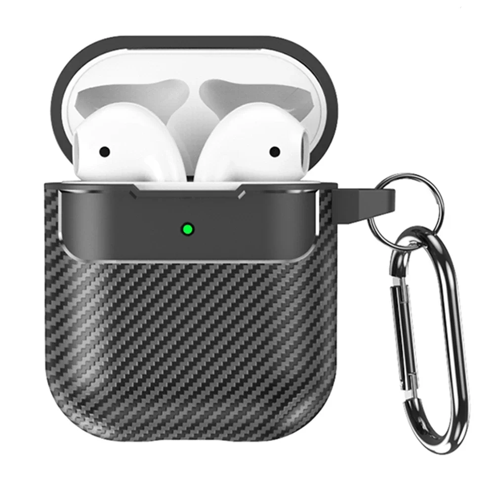 Φωτογραφία προϊόντος: Techsuit Θήκη CarbonFiber for AirPods 1 / 2 Black