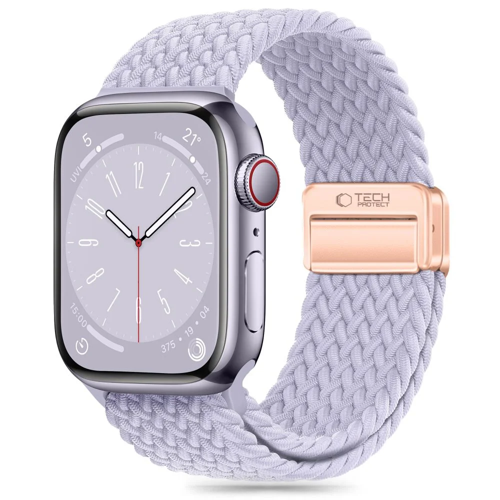 Φωτογραφία προϊόντος: Tech-Protect Λουράκι Nylonmag Apple Watch 4 / 5 / 6 / 7 / 8 / 9 / SE (38 / 40 / 41mm) Periwinkle Purple