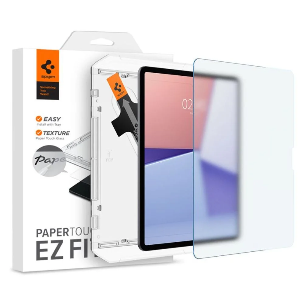 Φωτογραφία προϊόντος: Spigen Paper Touch EZ Fit Tempered Glass iPad Air 13” 6 / 7 / 8 2024-2026