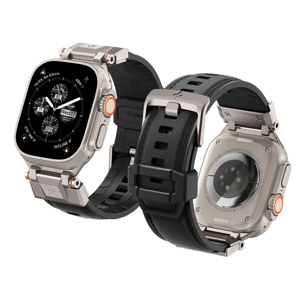 Φωτογραφία προϊόντος: Spigen Durapro Armor PU Apple Watch 8 / 9 / 10 / 11 / SE / Ultra 1 / 2 (44 / 45 / 46 / 49mm) Black
