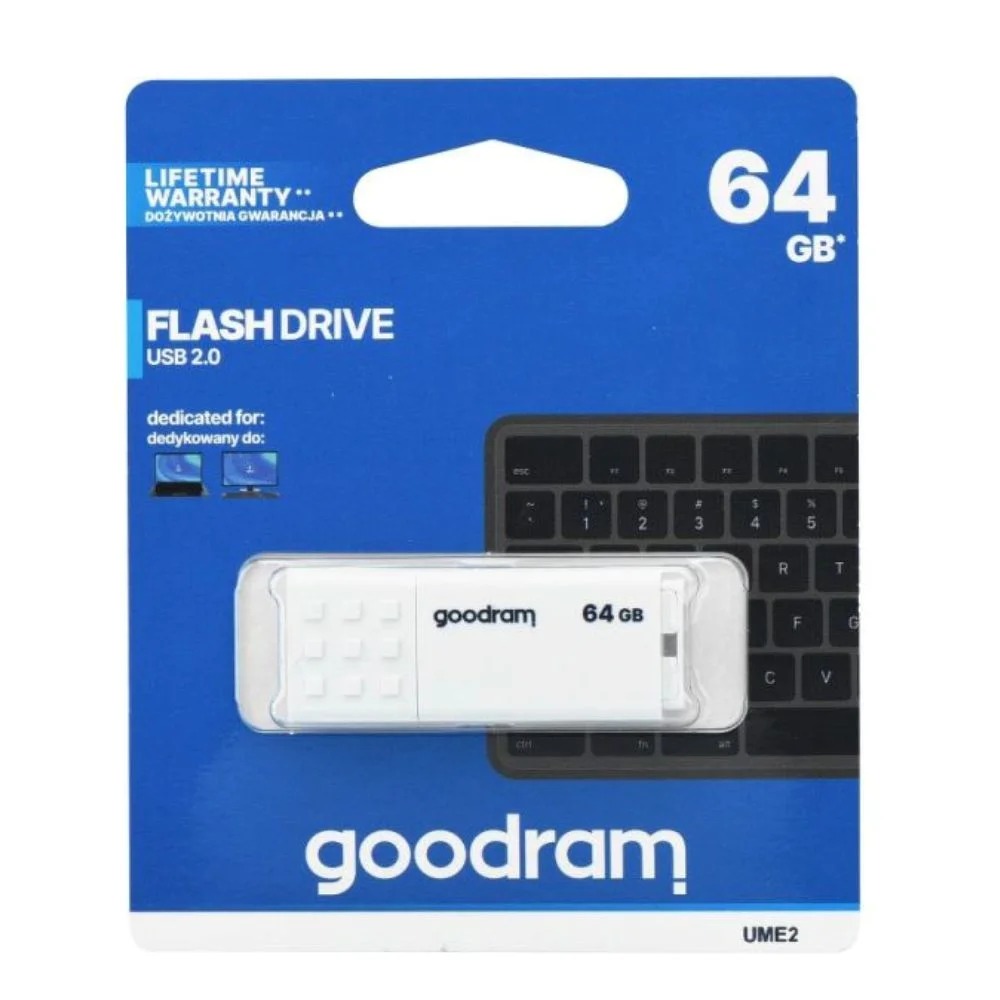 Φωτογραφία προϊόντος: Goodram Flash Drive UME2 64GB USB 2.0 White