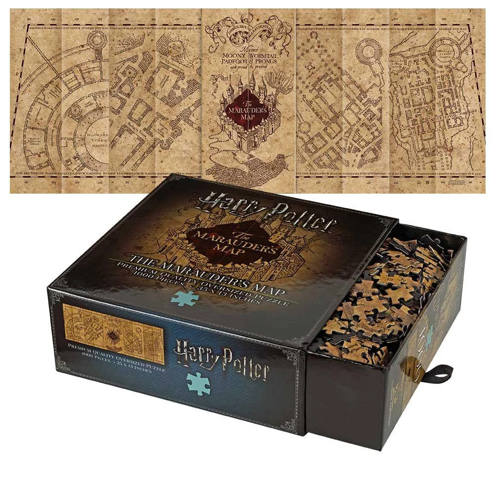 Φωτογραφία προϊόντος: Noble Collection Harry Potter Jigsaw Puzzle The Marauder's Map Cover