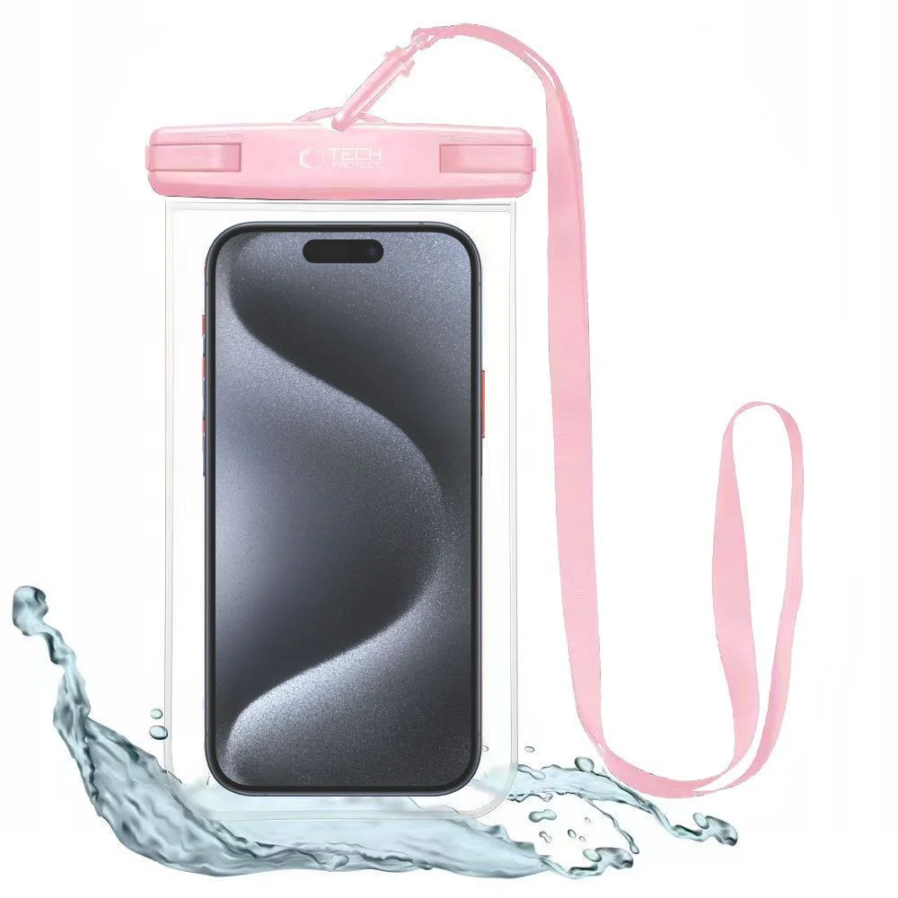 Φωτογραφία προϊόντος: Tech-Protect Αδιάβροχη Θήκη UWC7 Universal Waterproof έως 6.9" Pink
