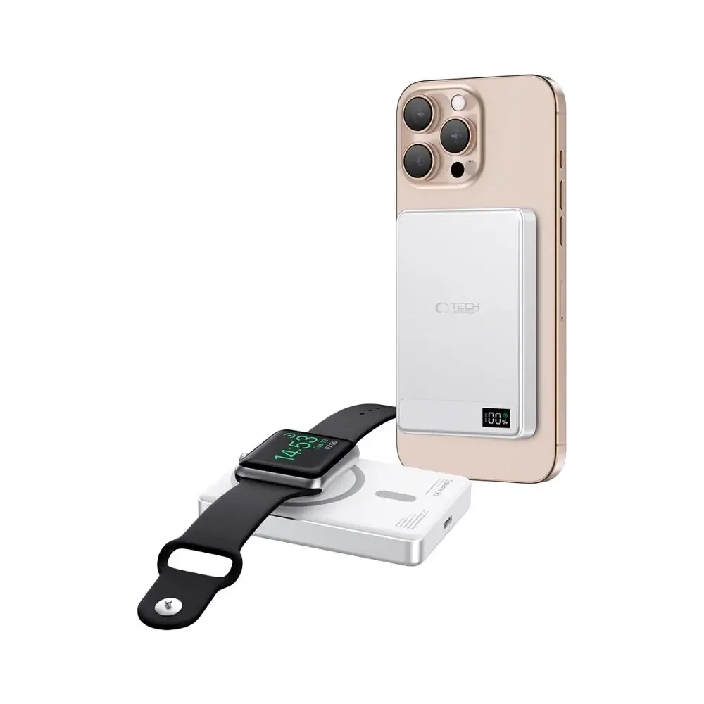 Φωτογραφία προϊόντος: Tech-Protect PB33 MagSafe Power Bank Lifemag 5000mAh Silver