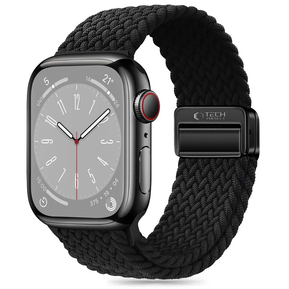 Φωτογραφία προϊόντος: Tech-Protect Λουράκι Nylonmag Apple Watch 8 / 9 / 10 / 11 / SE / Ultra (44 / 45 / 46 / 49 mm) Black