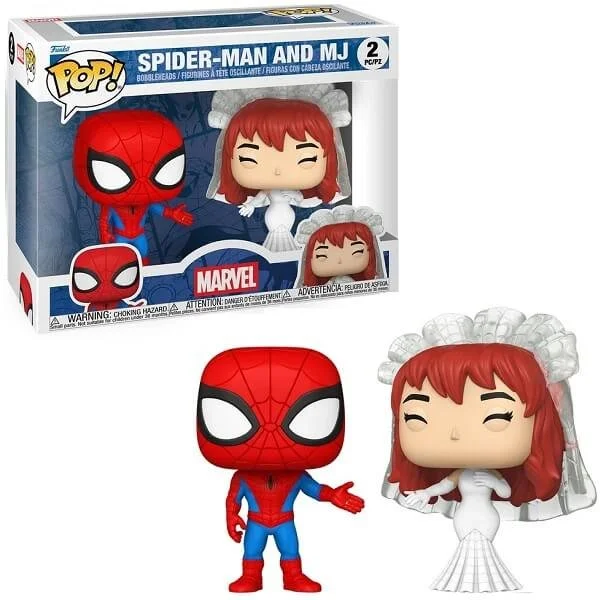 Φωτογραφία προϊόντος: Funko POP Marvel - Spider-Man & MJ 2-Pack Bobble-Heads