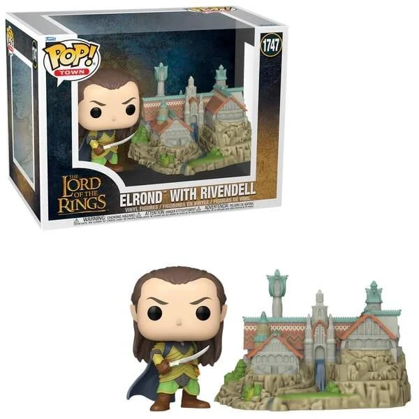 Φωτογραφία προϊόντος: Funko POP Town The Lord of the Rings - Elrond with Rivendell 1747 Vinyl Figure