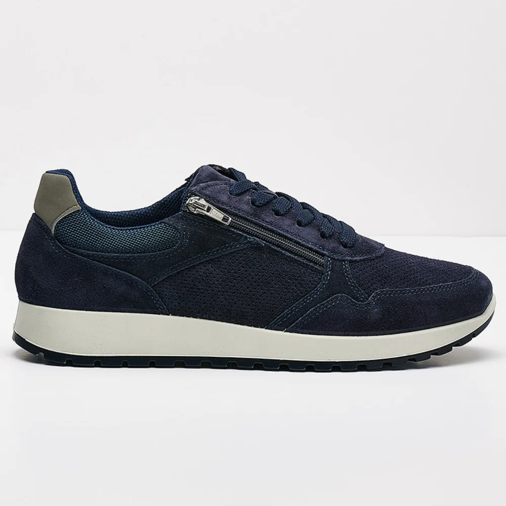 Φωτογραφία προϊόντος: Imac Sneakers Ανδρικό δέρμα Nubuck Μπλέ IMA/352061 BLU