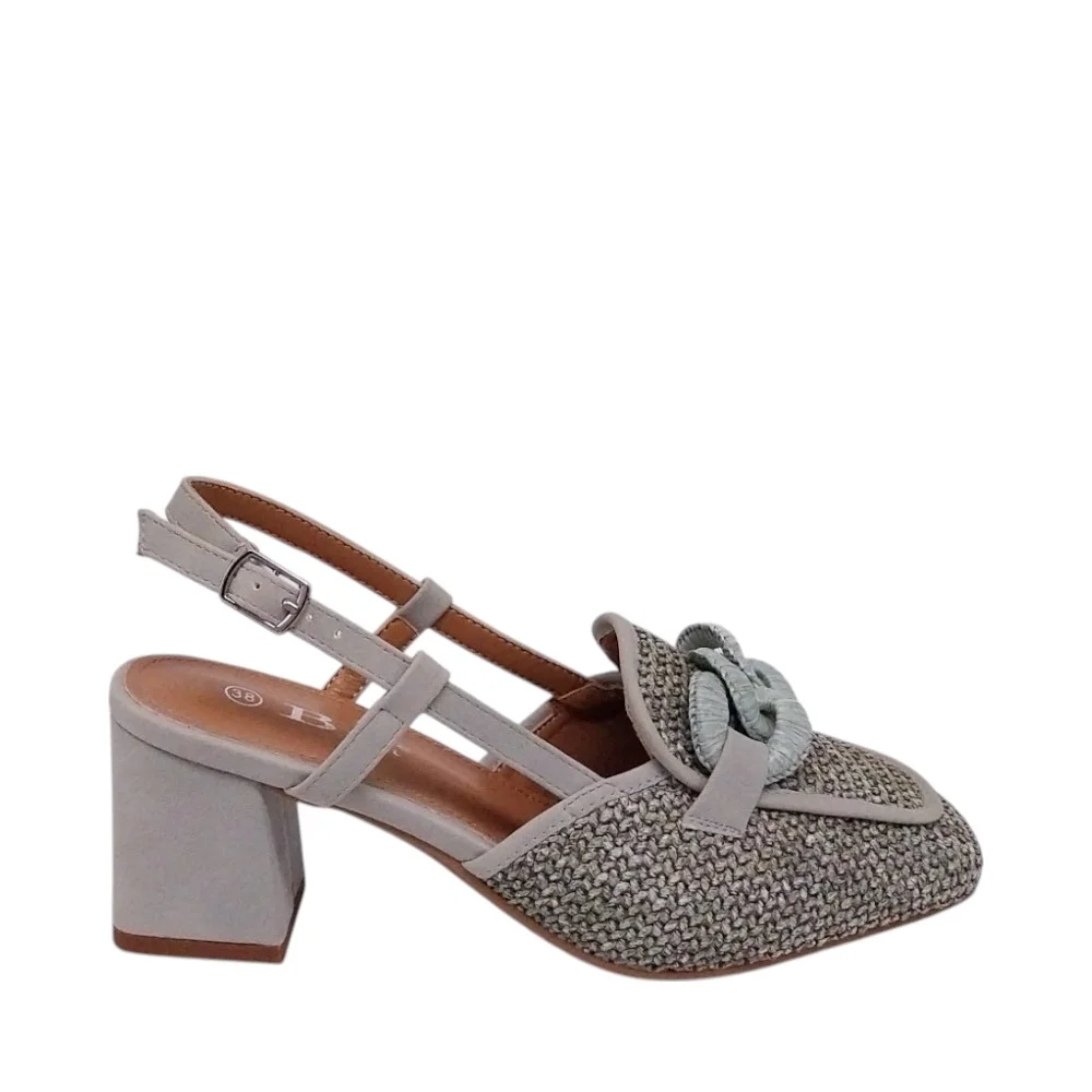 Φωτογραφία προϊόντος: B-Nice,B-Soft B-nice γόβες slingback 1511-1 γκρί