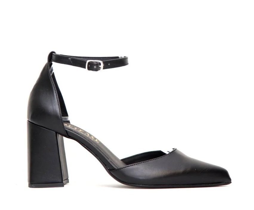 Φωτογραφία προϊόντος: Anteos Shoes 2025-703 Γυναικεία Γόβα Eco σε Μαύρο Matt χρώμα