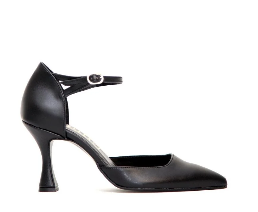 Φωτογραφία προϊόντος: Ellen Shoes Γυναικεία Γόβα 84253 από Συνθετικό Δέρμα Ματ σε Μαύρο χρώμα