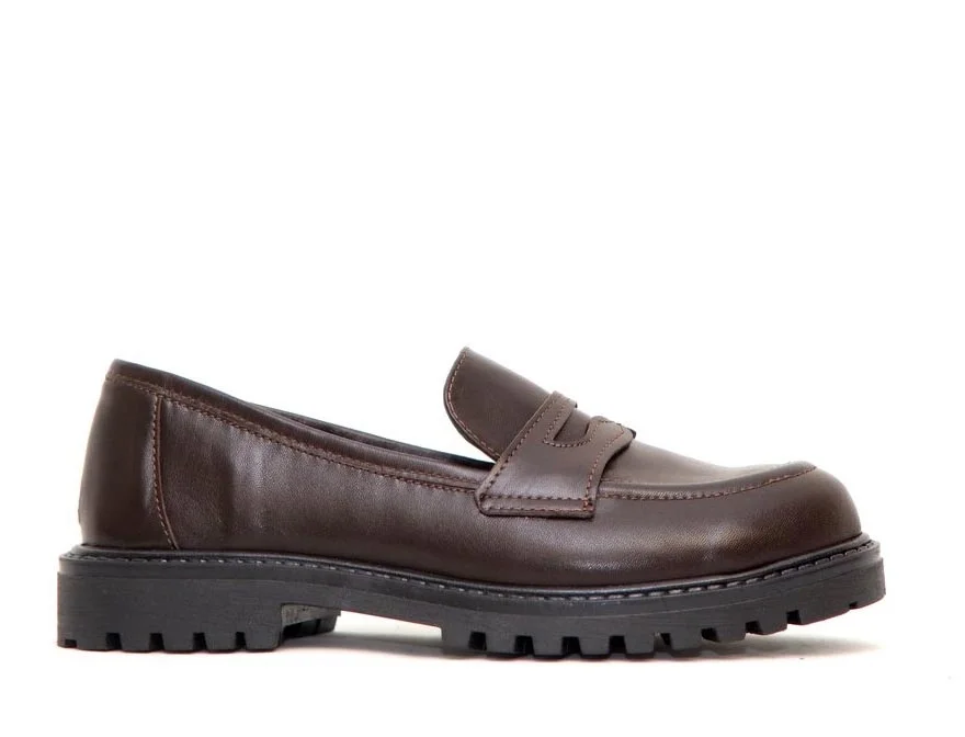 Φωτογραφία προϊόντος: Anteos Shoes 2025-902 Γυναικεία Loafers από Δέρμα σε Καφέ χρώμα