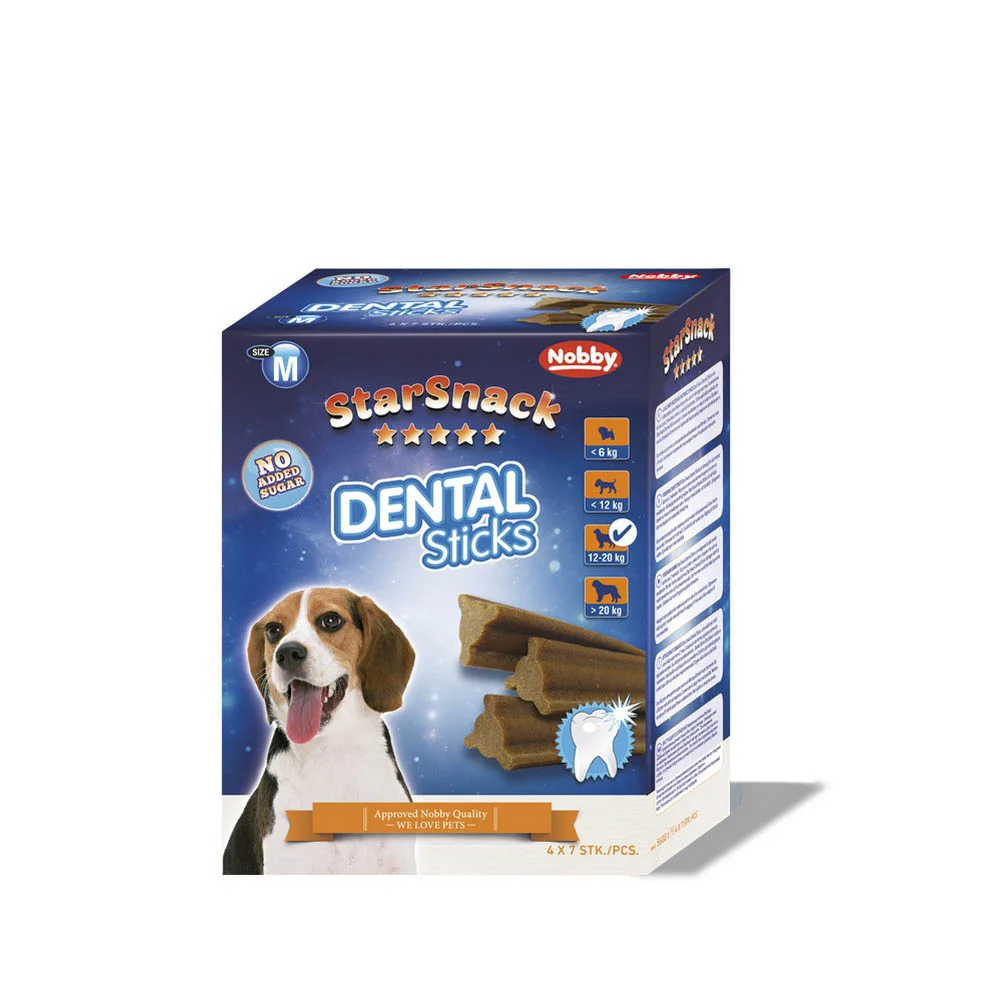 Φωτογραφία προϊόντος: Nobby StarSnack Οδοντικό Στικ Dental Medium 28τμχ 560gr