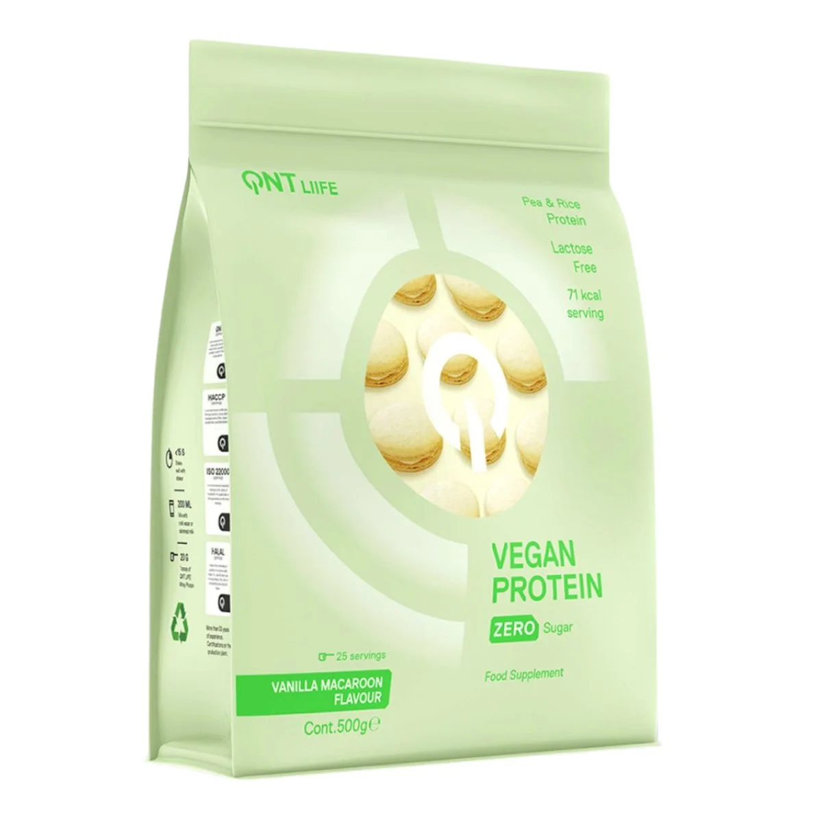 Φωτογραφία προϊόντος: QNT Vegan Protein Vanilla Macaroon, 500g