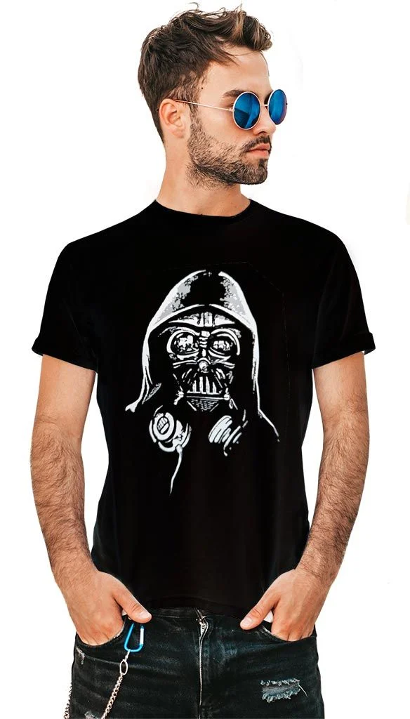 Φωτογραφία προϊόντος: Prime T-Shirt Μαύρο με σχέδιο Darth Vader DJ 6437