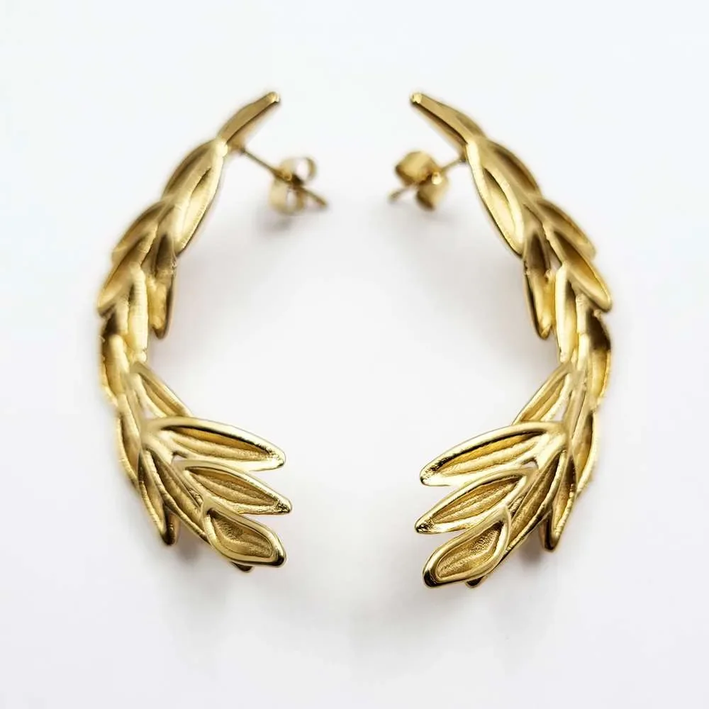Φωτογραφία προϊόντος: OEM Daphne gold earrings